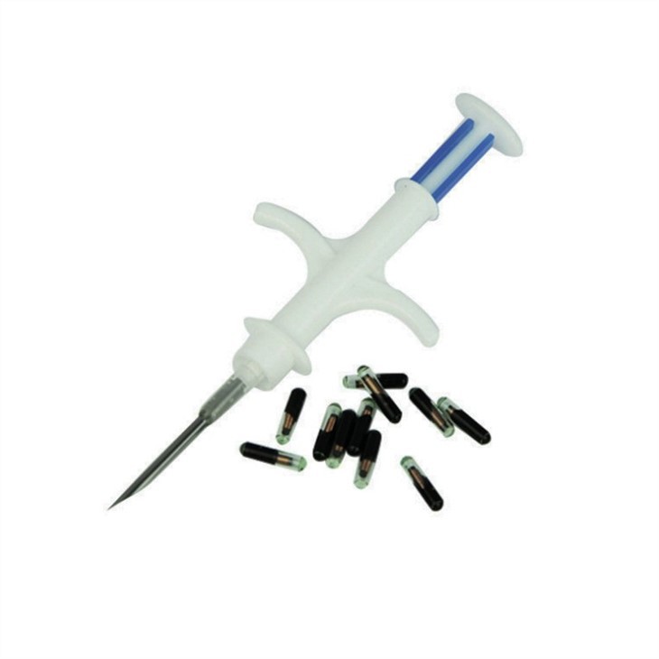 134.2KHz Microchip Animal Glass Tube Tag
